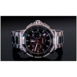 Tag Heuer Formula 1 Steel, Ceramic and Diamonds Set Chronograph Wrist Watch with Black Dial with