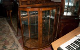 Wood / Glass Display Wall Unit.