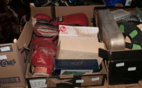 Box of Sports Equipment.