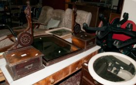 Dressing Table Mirror and Stand.