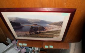 Wooden Framed Landscape Print.