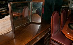 Dark Wood Dressing Table.