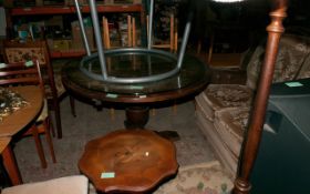 Drop Leaf Wooden Table.