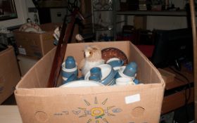 Box of Assorted Collectable's & Ceramics.