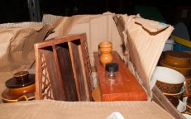 Box of Kitchen Items ( Including Bronte Ceramics )