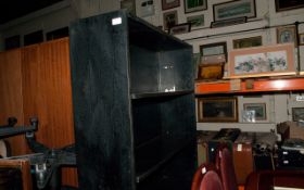 Black Shelf Unit / Bookcase.