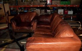 Leather Suite ( 3 Seater, 1 Chair )