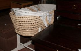 Moses Basket & Stand.