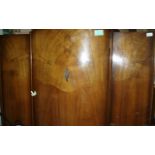 Large Single Wooden Wardrobe.