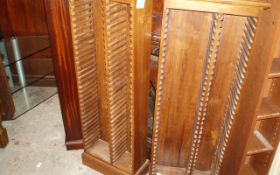 Pair of Wooden CD/DVD Racks.