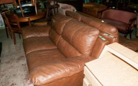 Pair of Leather 2 Seater's.