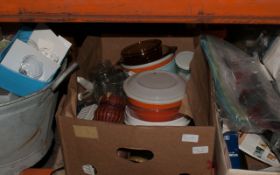 Box of Assorted Kitchen Items.