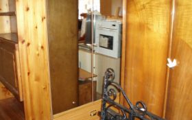 Bedroom Unit - 4 Drawers, Cupboard with Mirrored Doors.