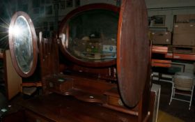 Dark Wooden Dressing Table.