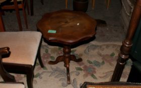 1 Wooden Round Coffee Table.