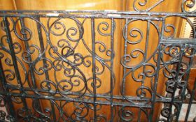 Wrought Iron Garden / Driveway Gate.