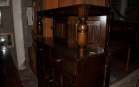 Dark Wooden Sideboard.