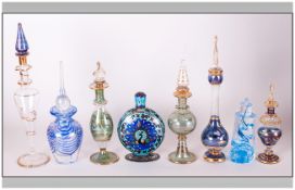 Collection Of Decorative Glass Perfume Bottles, 8 in total