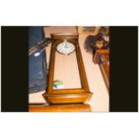 Rhythm Vienna Style Quartz Wall Clock, Westminster chime & melody. As new condition. 28 inches
