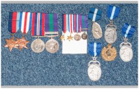 Military Interest Comprising Four WW2 Medals, 1939 - 45 Star, France And Germany Star War Medal