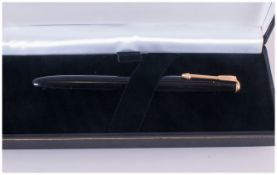 Vintage Parker Fountain Pen with 14ct gold nib. Number 54. Good condition.