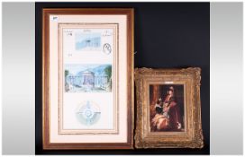 Two Decorative Framed Pictures.