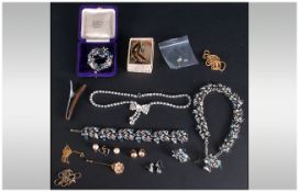 Small Collection Of Costume Jewellery