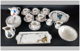 Villeroy & Boch Vitro Porcelain Part Dinner Service, 28 pieces in total. Design 900. Comprises