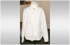 St Michael's White Cotton Summer Coat