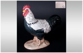 Beswick - Rare Bird Figure ' Sussex Cockerel ' Model No.1899. Designer A. Gredington. Issued 1963 -.