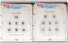 Specialised New Found Land Stamp Album with some stamps, mostly from the 30's
