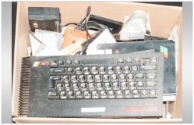 1980's Home Computer Interest, Comprising Two Sinclair ZX Spectrum Computers, Tapes, Accessories