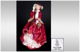 Royal Doulton Figure ' Top Of The Hill ' HN.1834. Designer L. Harradine. Height 7 Inches.