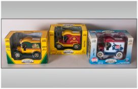 Three Limited Edition Diecast Models/Coin Banks. Gearbox Toys And Collectables, 1912 Ford Delivery
