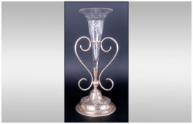 Elkington & Co Silver Epergne/Centrepiece Hallmark Birmingham 1900 Mark EL.Co. Stand 13.75'' in