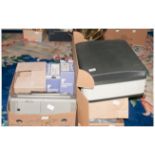 Mixed Lot Comprising Phillips Tape-To-Tape Recorder, Various Tapes, Sharpe Electric Typewriter,