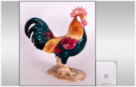 Beswick Bird Figure ' Leghorn Cockerel ' Designer A. Gredington. Model No.1892. Issued 1963-73.