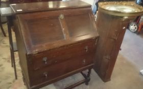 Dark Wooden Writing Desk