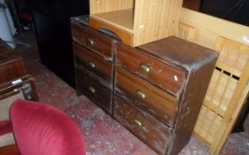 Wooden Olde Style Built Chest of Drawers.