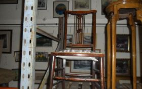 Plant Pot Stand And Edwardian Chair