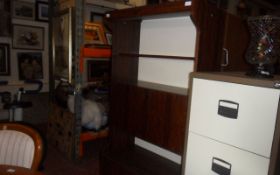 Dark Wooden Wall Unit