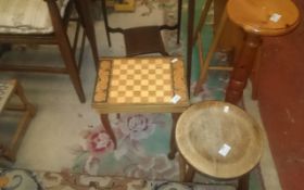 Chess / Draughts Table.