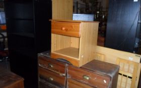 Pine Bed Side Unit.