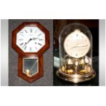 1950's Small Anniversary Clock & Quartz Wall Clock