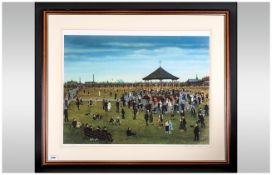 Tom Dodson Pencil Signed Limited & Numbered Edition Colour Print, 'Dancing In The Park' Number 84/
