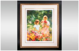 Tanya Yutkin Limited Edition Pencil Signed Colour Print, Titled 'In The Park' Number 285/295. 22.