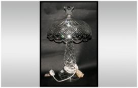 Waterford Crystal L11 Large Size Table Lamp retailed at £1975