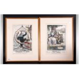 Pair Of London Illustrated News Posters, 1. Lifebuoy Soap, 2. Swan Soap. Both Framed & Behind Glass