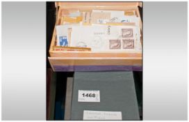 Three Boxes Of Canadian Stamps On Covers & Pieces