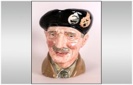 Royal Doulton Character Jug 'Monty' D6202, designer Harry Fenton, 5.75'' in height. Mint condition.